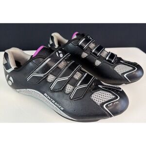 BONTRAGER SHOES WOMENS 10.5 BLACK SILVER SOLSTICE INFORM CYCLING Shoe